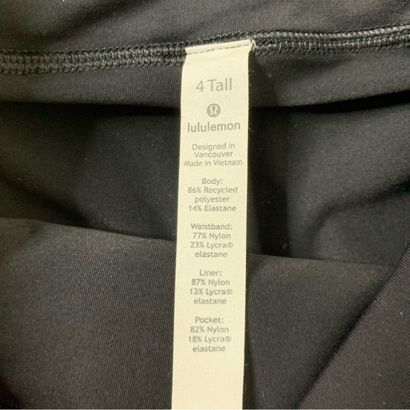 Lululemon womens pace rival skirt incognito multi gray black 4Tall - Picture 7 of 9